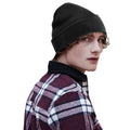 Black - Back - Beechfield Original Recycled Cuffed Beanie