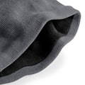 Graphite - Side - Beechfield Water Repellent Active Beanie