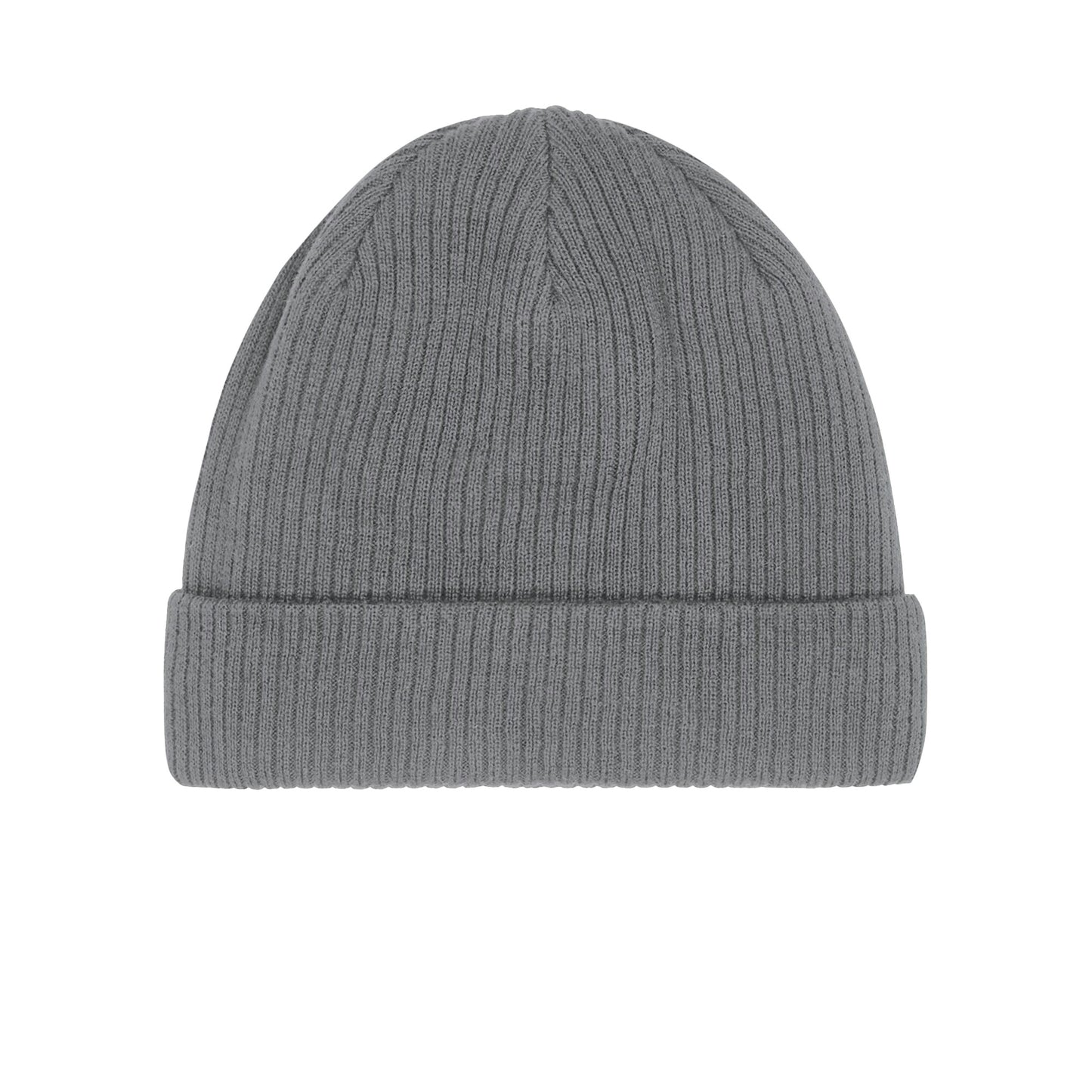 Graphite - Front - Beechfield Organic Cotton Beanie