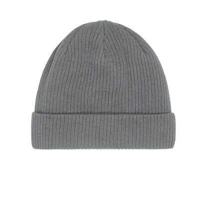 Graphite - Front - Beechfield Organic Cotton Beanie