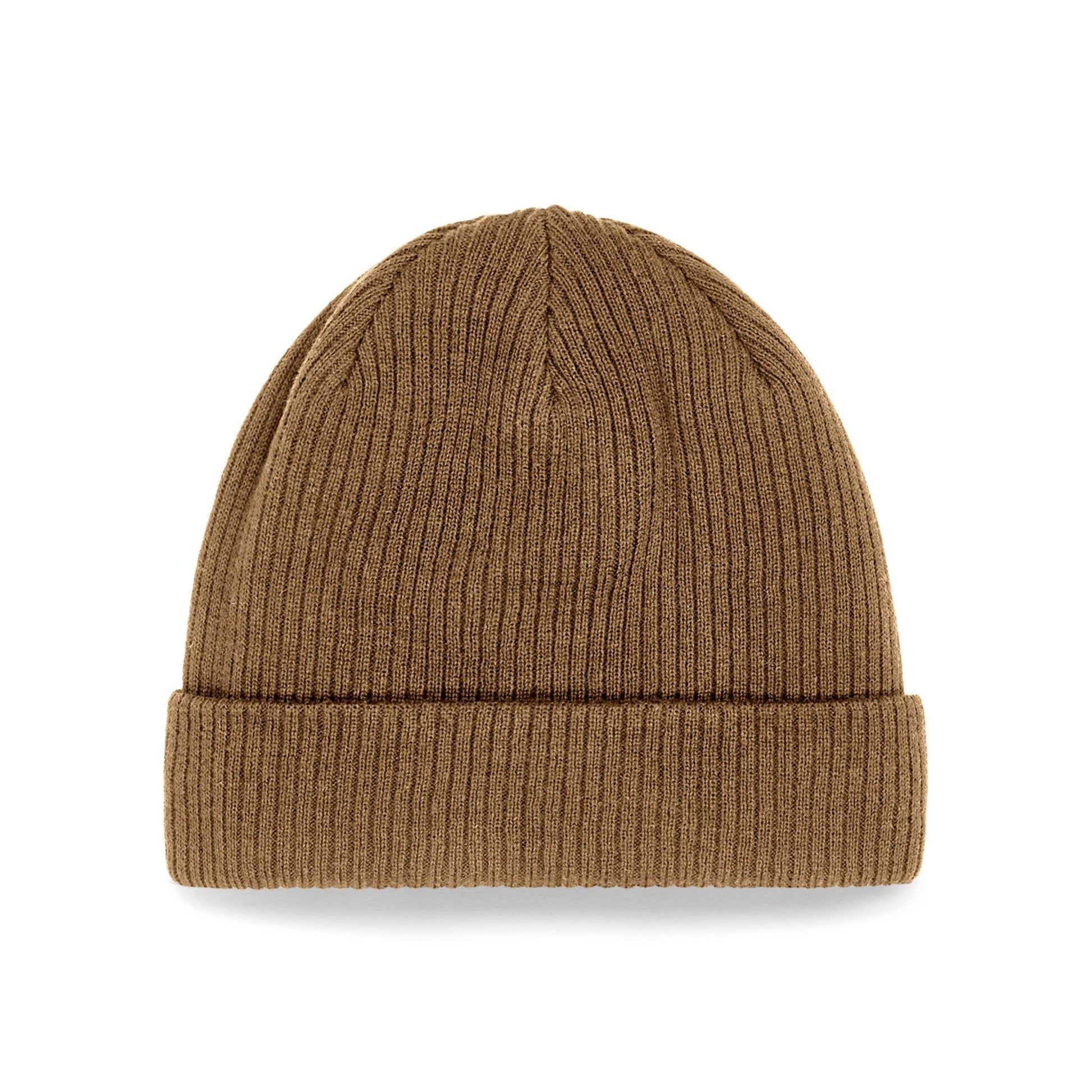 Biscuit - Side - Beechfield Organic Cotton Beanie