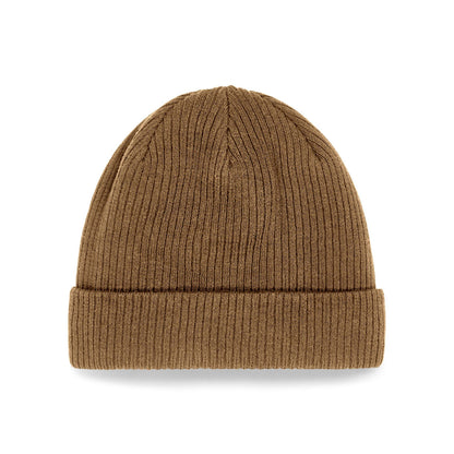 Biscuit - Side - Beechfield Organic Cotton Beanie