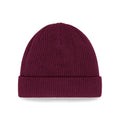 Burgundy - Side - Beechfield Organic Cotton Beanie