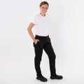 Black - Back - AFD Womens-Ladies Stretch Chef Trousers
