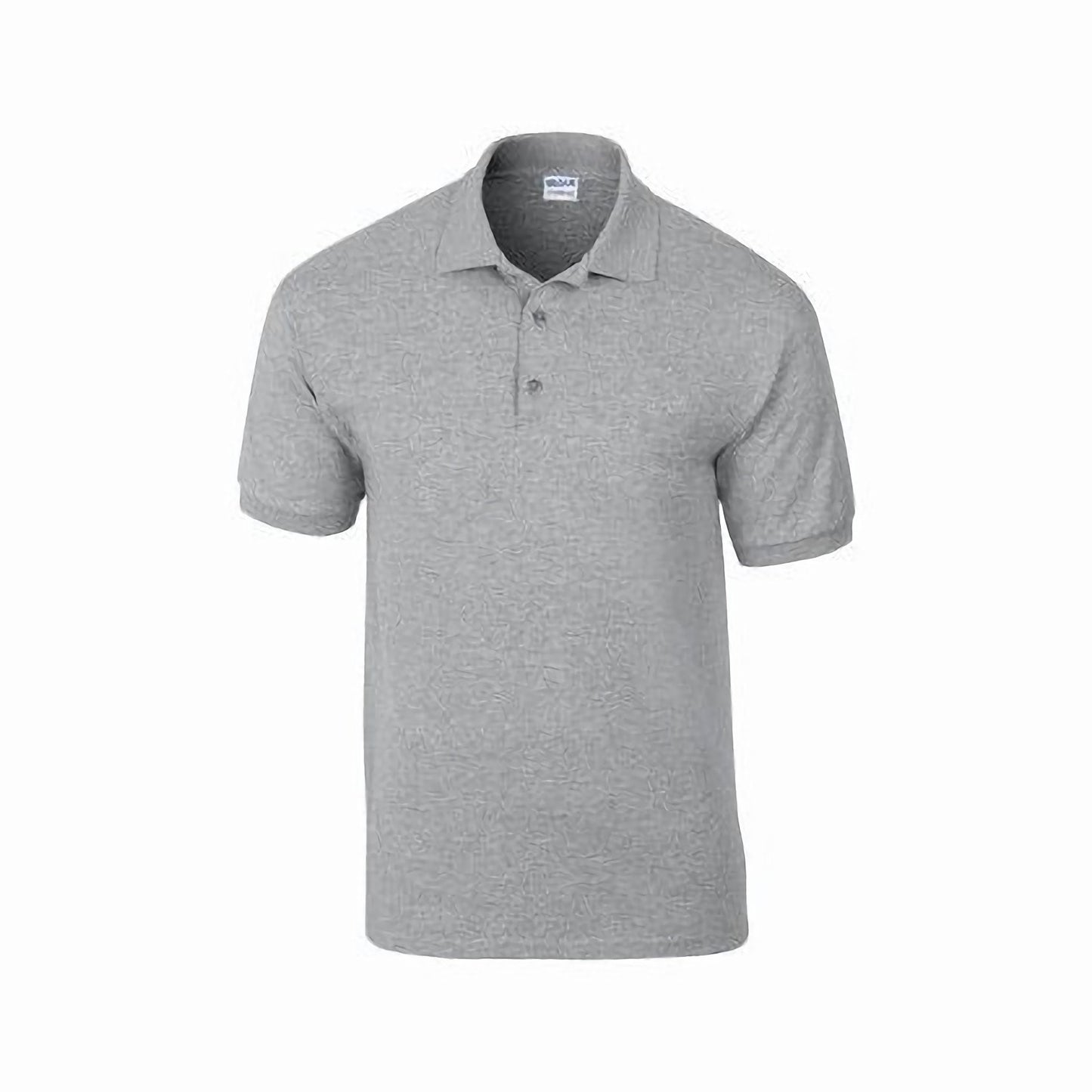 Sport Grey - Front - Gildan Mens DryBlend Pique Short Sleeve Polo Shirt