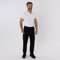 Black - Back - AFD Mens Stretch Chef Trousers