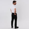 Black - Side - AFD Mens Stretch Chef Trousers