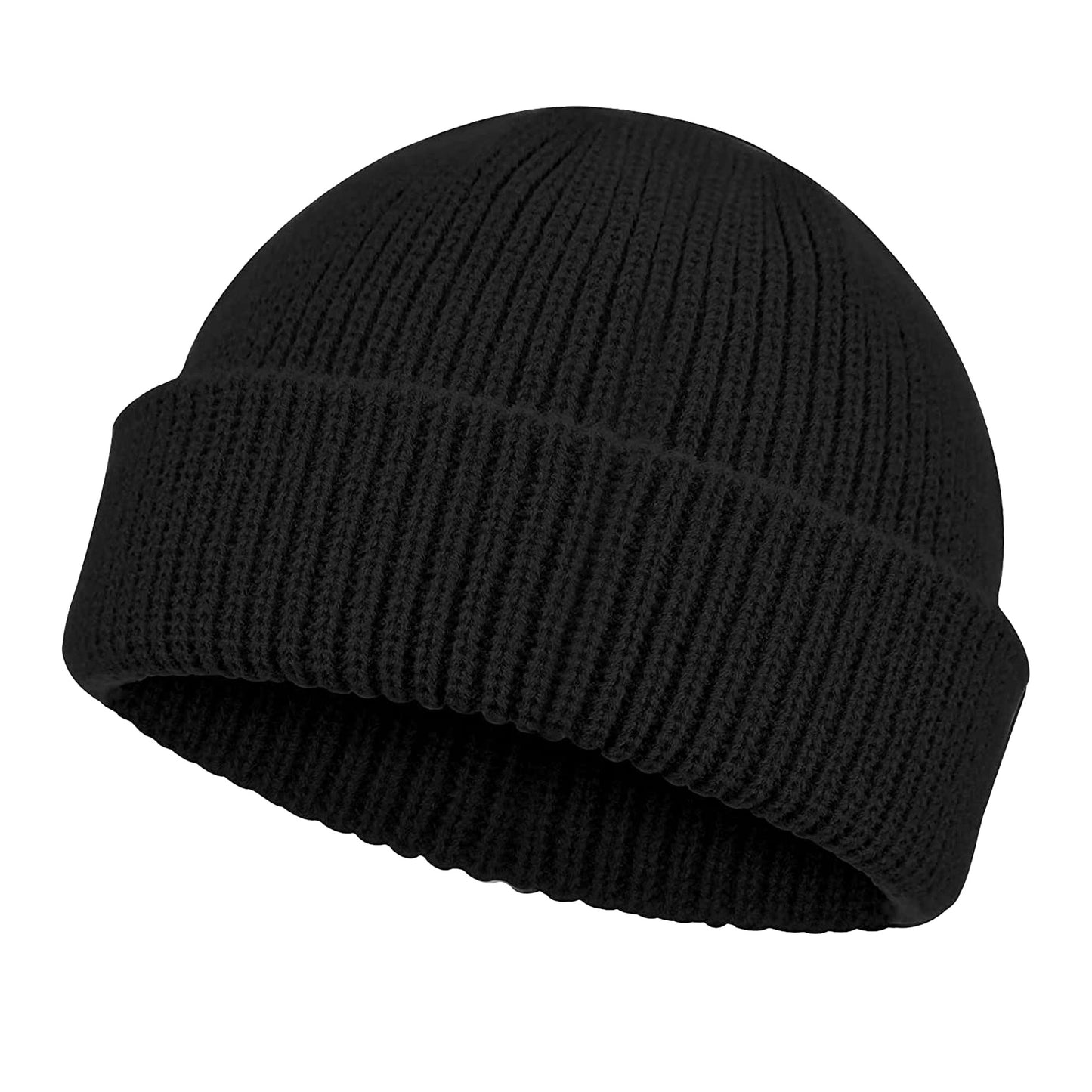 Black - Back - Beechfield Elements Wind Resistant Beanie