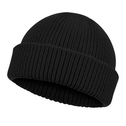 Black - Back - Beechfield Elements Wind Resistant Beanie