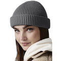 Graphite - Back - Beechfield Elements Wind Resistant Beanie