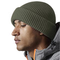 Olive Green - Back - Beechfield Elements Wind Resistant Beanie