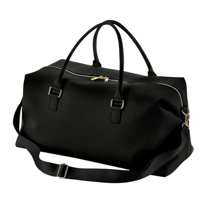 Black - Back - Bagbase Boutique Duffle Bag