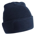 French Navy - Front - Beechfield Original Patch Recycled Beanie