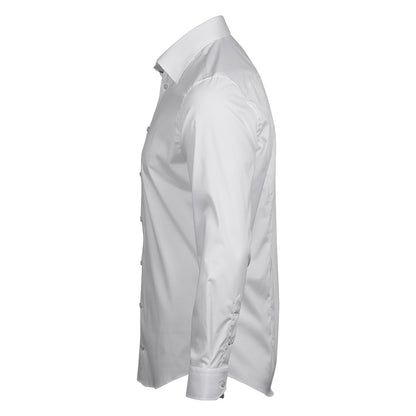 White - Side - Tee Jays Mens Stretch Shirt