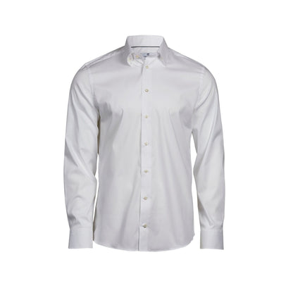 White - Front - Tee Jays Mens Stretch Shirt