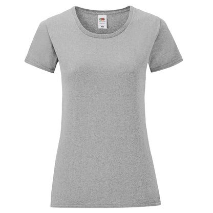 Athletic Heather Grey - Front - Fruit of the Loom Womens-Ladies Iconic Heather T-Shirt