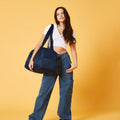 Navy Blue - Back - Bagbase Essentials Recycled Holdall