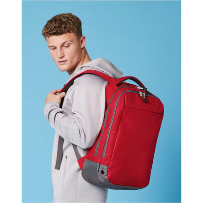 Ice Grey - Front - Bagbase Athleisure Sports Backpack