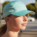 Aqua Blue - Back - Beechfield Technical Cap