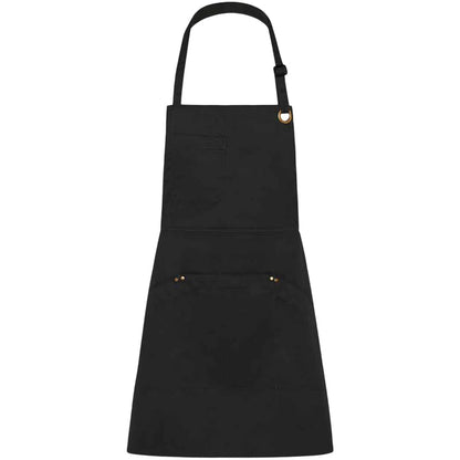 Black - Front - Dennys Unisex Adult Le Chef Full Apron