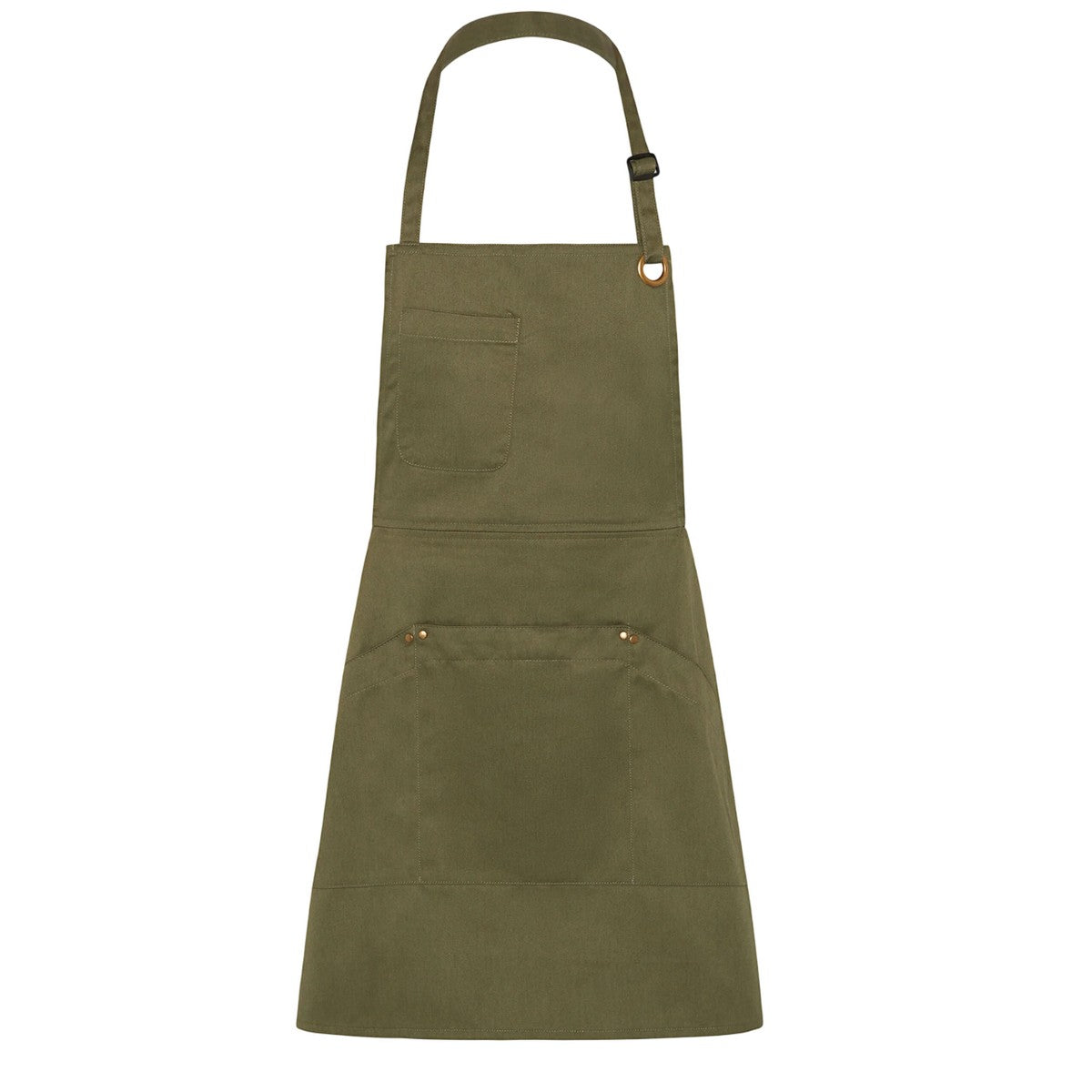 Olive - Front - Dennys Unisex Adult Le Chef Full Apron