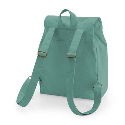Sage Green - Back - Westford Mill EarthAware Mini Organic Backpack