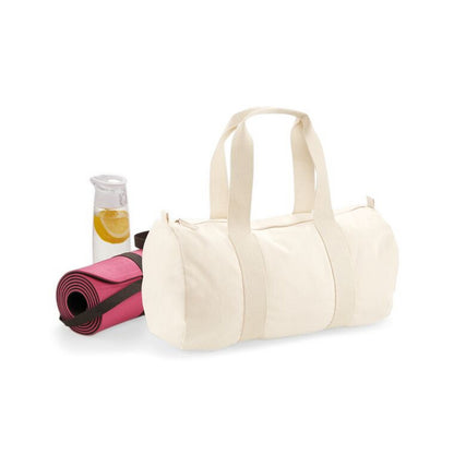 Natural - Back - Westford Mill EarthAware Organic Duffle Bag