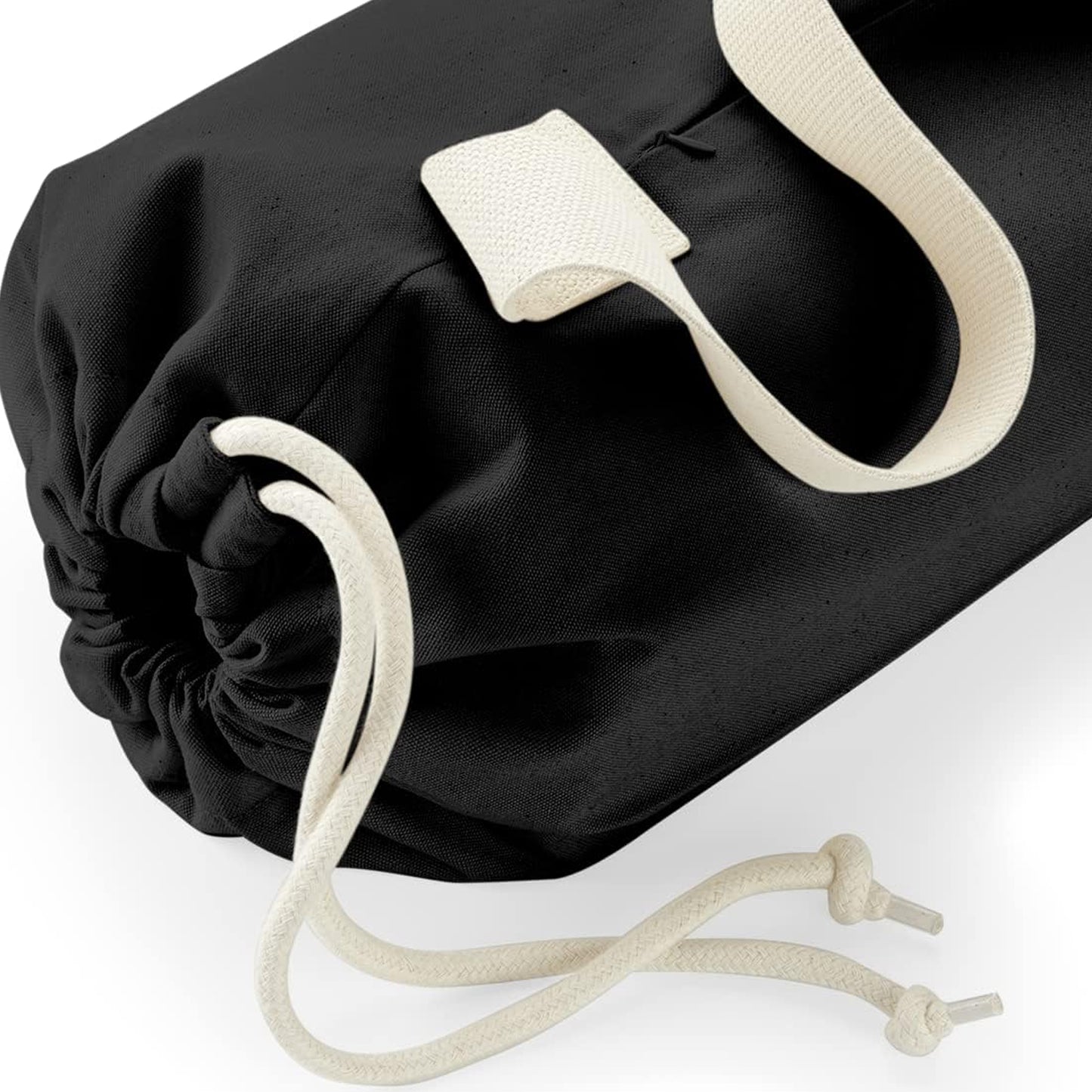 Black - Side - Westford Mill EarthAware Organic Duffle Bag