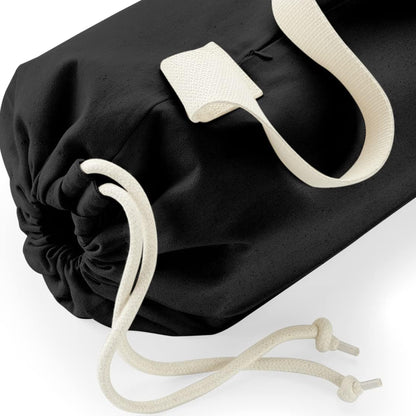 Black - Side - Westford Mill EarthAware Organic Duffle Bag