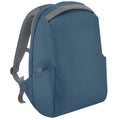 Slate Blue - Front - Quadra Project Lite Recycled Backpack