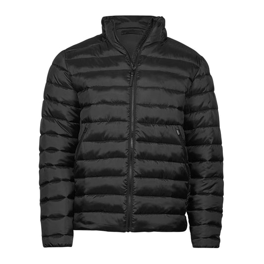 Black - Front - Tee Jays Unisex Adult Lite Recycled Padded Jacket