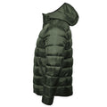 Deep Green - Back - Tee Jays Unisex Adult Lite Hooded Padded Jacket