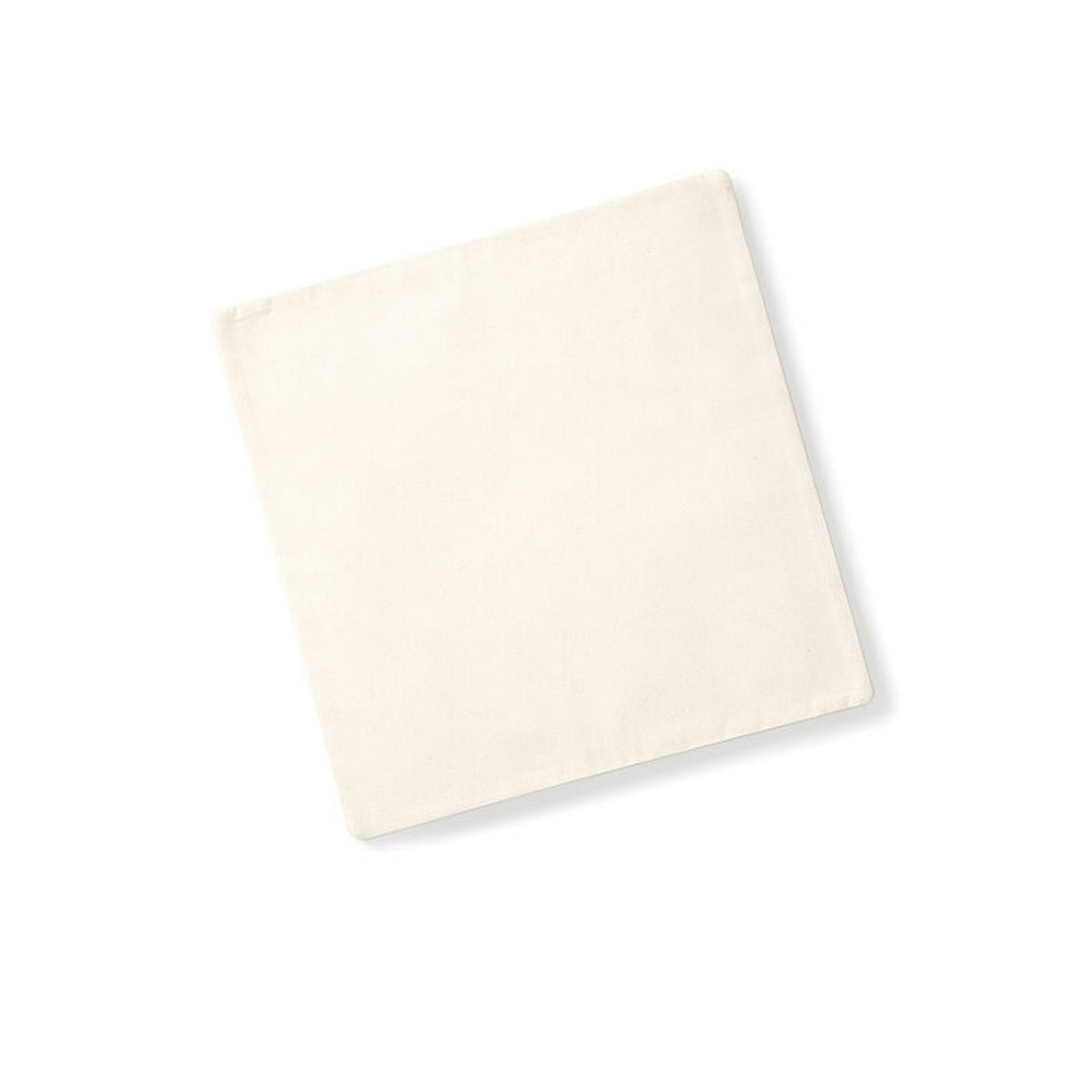 Natural - Front - Westford Mill Fairtrade Cushion Cover