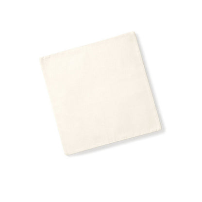 Natural - Front - Westford Mill Fairtrade Cushion Cover