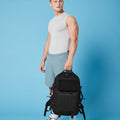 Black - Back - Bagbase Molle Tactical Backpack