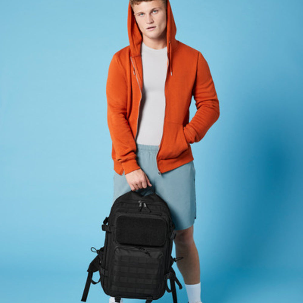 Black - Lifestyle - Bagbase Molle Tactical Backpack