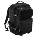 Black - Front - Bagbase Molle Tactical Backpack