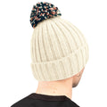 Off White - Back - Beechfield Unisex Adult Hygge Beanie