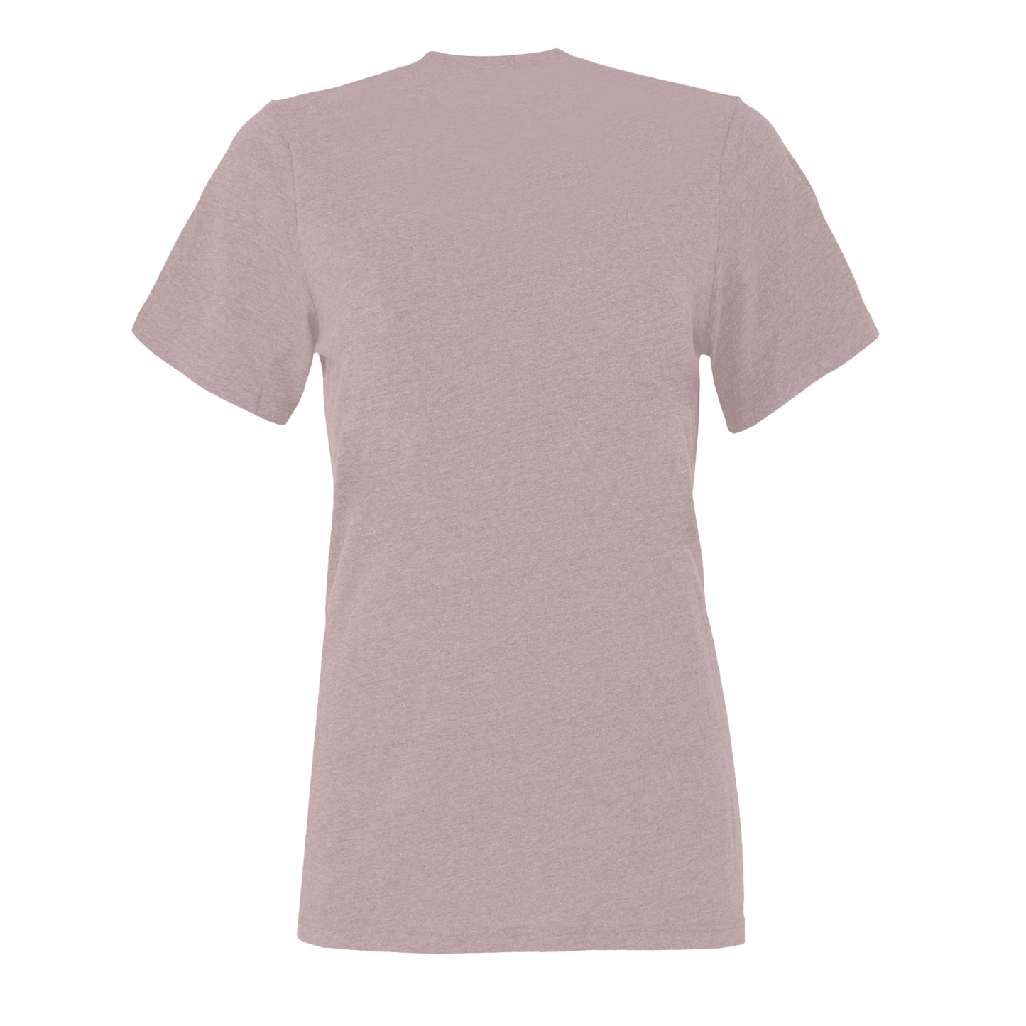 Pink Gravel - Back - Bella + Canvas Womens-Ladies Heather Jersey Relaxed Fit T-Shirt