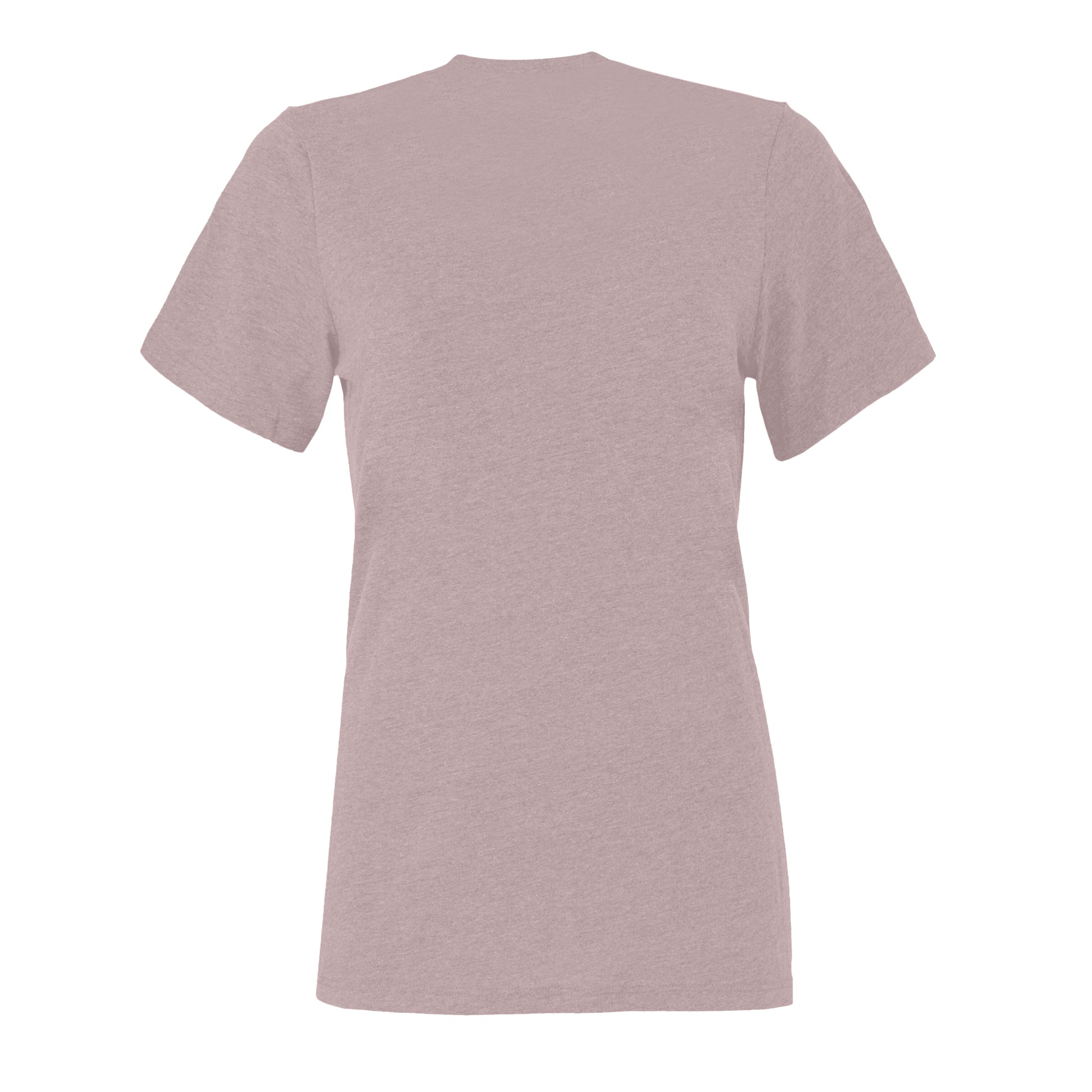 Pink Gravel - Back - Bella + Canvas Womens-Ladies Heather Jersey Relaxed Fit T-Shirt