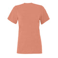 Sunset - Back - Bella + Canvas Womens-Ladies Heather Jersey Relaxed Fit T-Shirt