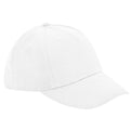 Powder Pink - Front - Beechfield 5 Panel Organic Cotton Baseball Cap