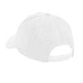 White - Front - Beechfield 5 Panel Organic Cotton Baseball Cap