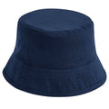 Navy Blue - Front - Beechfield Unisex Adult Organic Cotton Bucket Hat