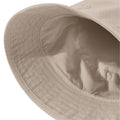 Sand - Back - Beechfield Unisex Adult Organic Cotton Bucket Hat