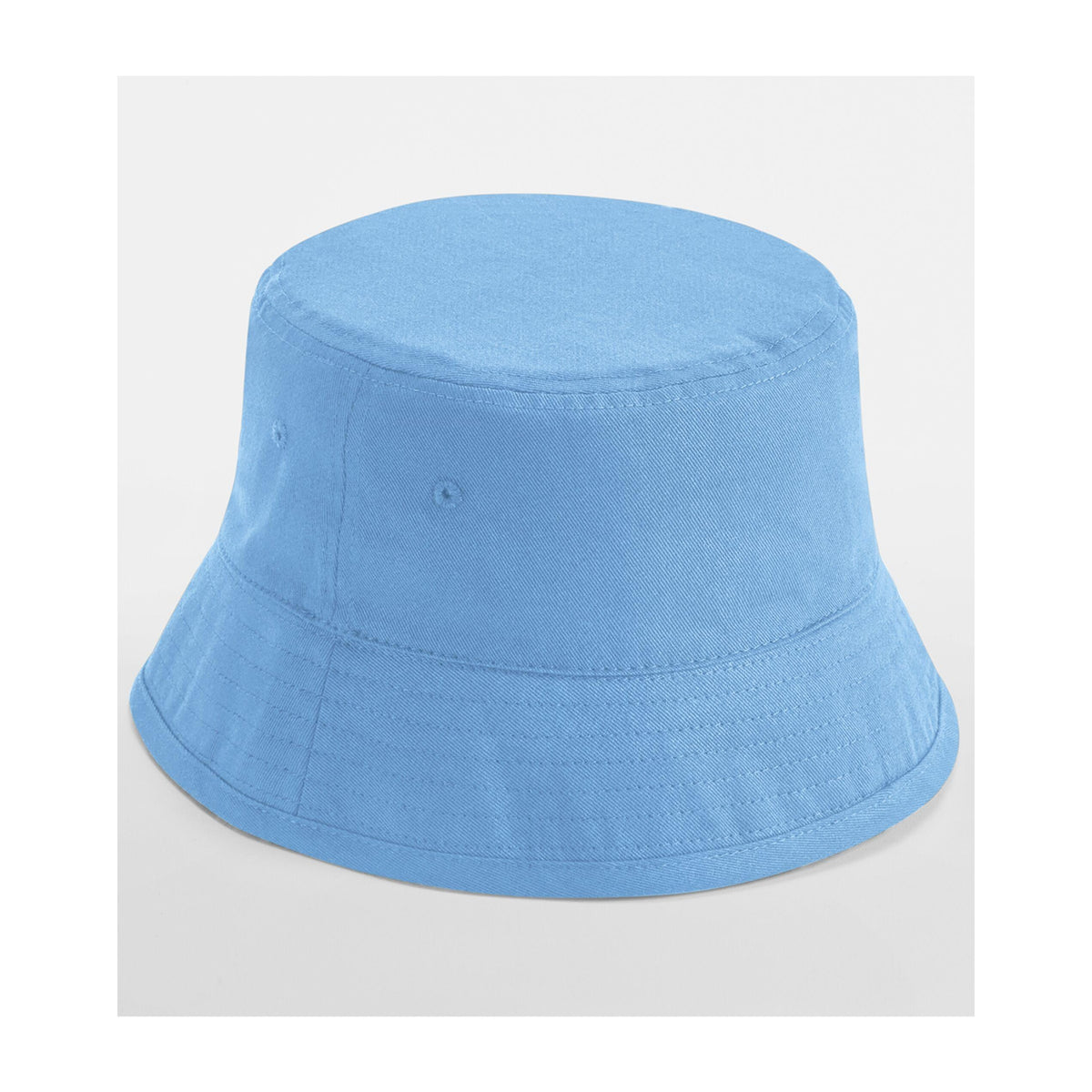 Sky Blue - Back - Beechfield Unisex Adult Organic Cotton Bucket Hat