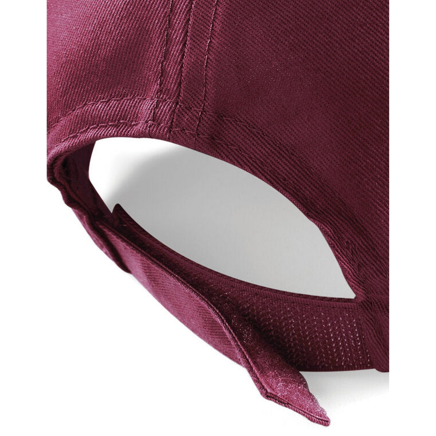 Burgundy - Side - Beechfield Ultimate 5 Panel Cap