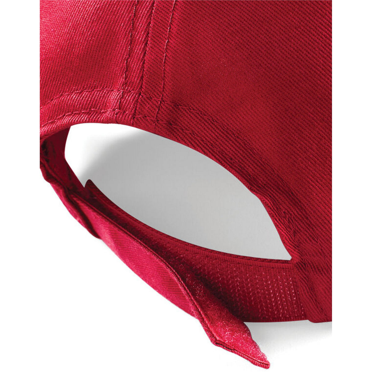 Classic Red - Side - Beechfield Ultimate 5 Panel Cap