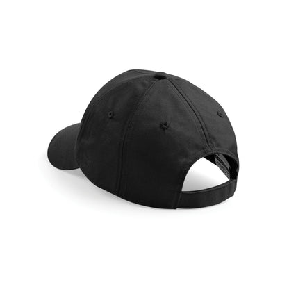 Black - Back - Beechfield Ultimate 5 Panel Cap