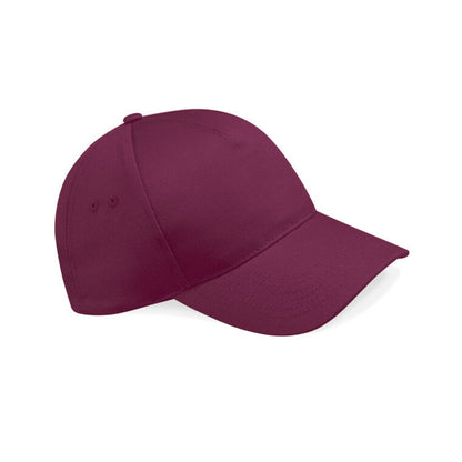 Burgundy - Front - Beechfield Ultimate 5 Panel Cap